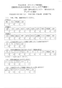 平成29年度ボランティア養成講座(ストレスケア講座）20180119のサムネイル